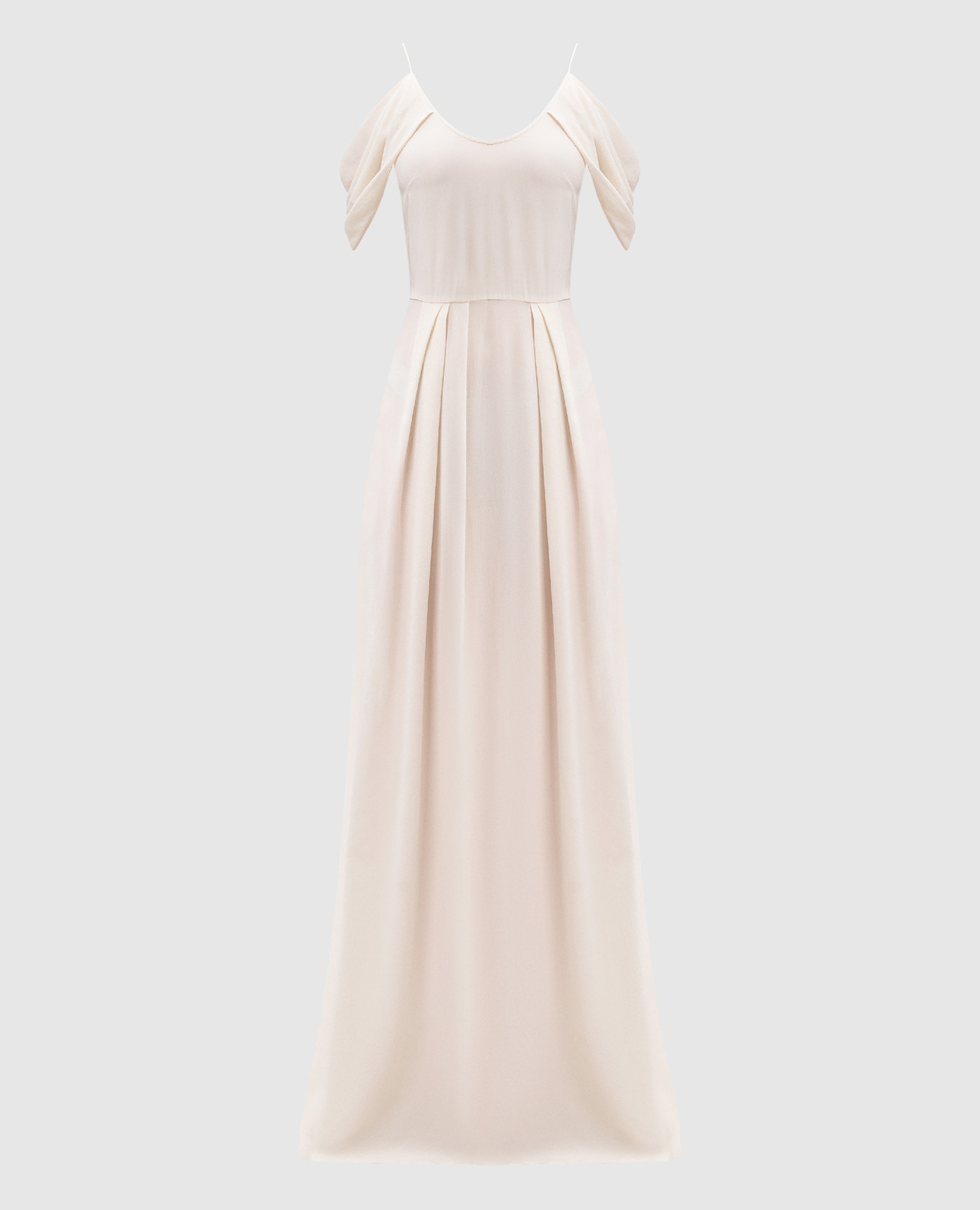 

White silk maxi dress Vionnet