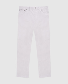Ralph Lauren Children's gray corduroy pants with emblem 313671131