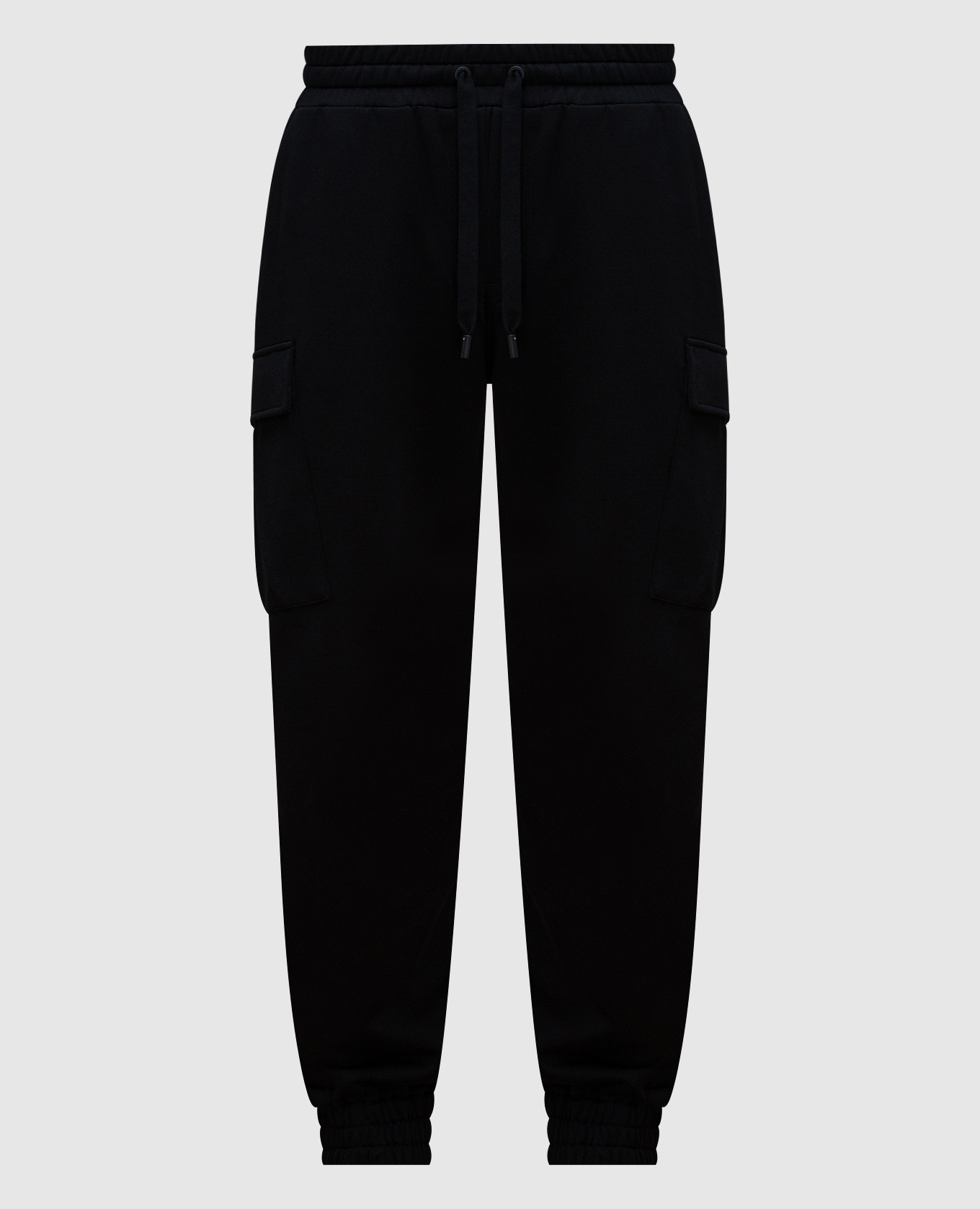 

Black cargo joggers with textured logo Dolce&Gabbana