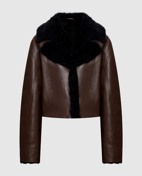 Babe Pay Pls Brown double-sided sheepskin coat 2540MACHER