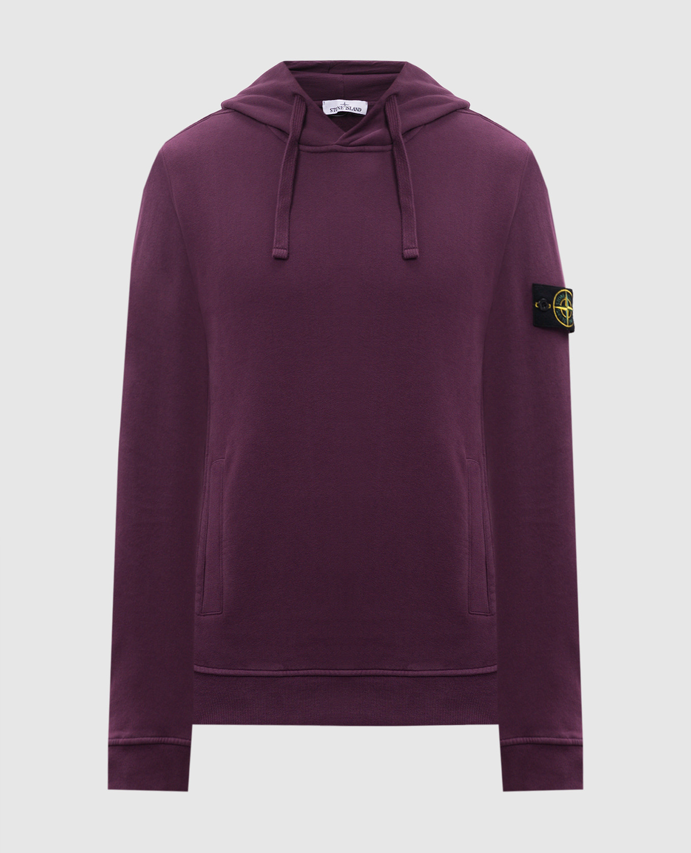 

Purple logo hoodie Stone Island, Фиолетовый