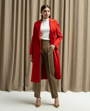 Max Mara CELTICO brown wool trousers CELTICO