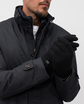 MooRER EASTON black cashmere gloves EASTONCWS