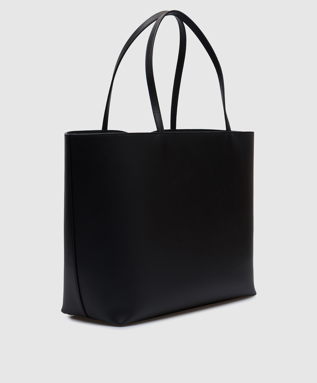 Dolce&Gabbana DG Logo black leather tote bag BB7338AW576 image 3