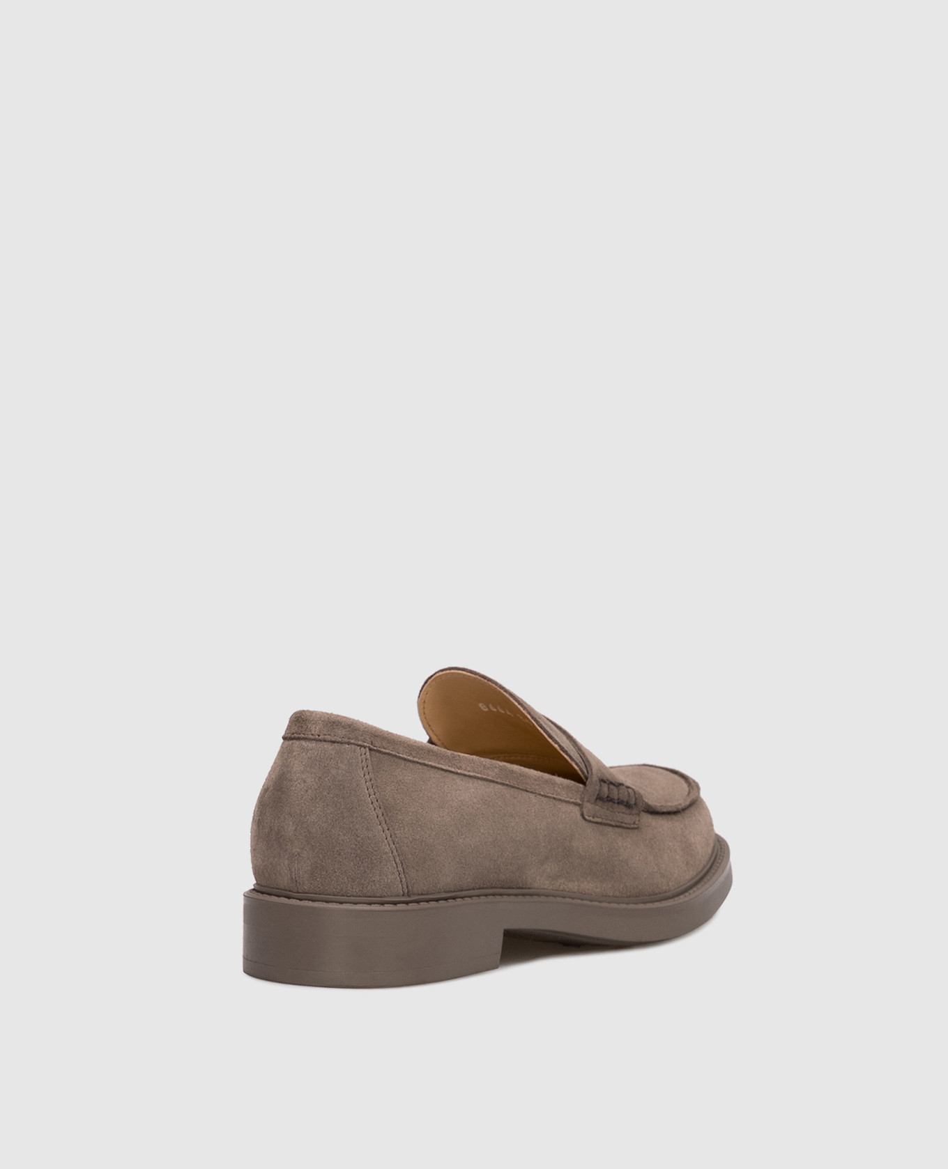 

Gray suede loafers Doucal's, Grey