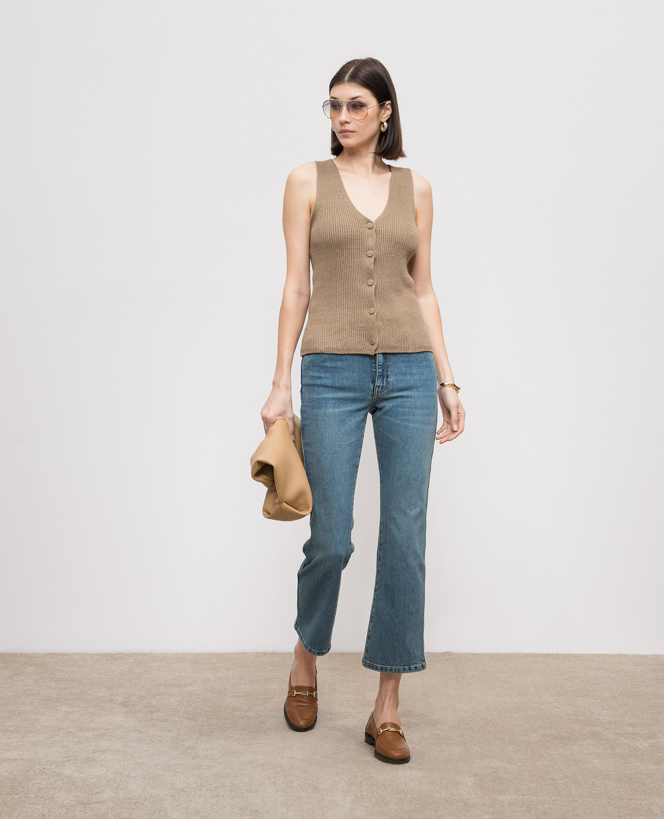 Blue jeans with logo patch JOSEPH 2
