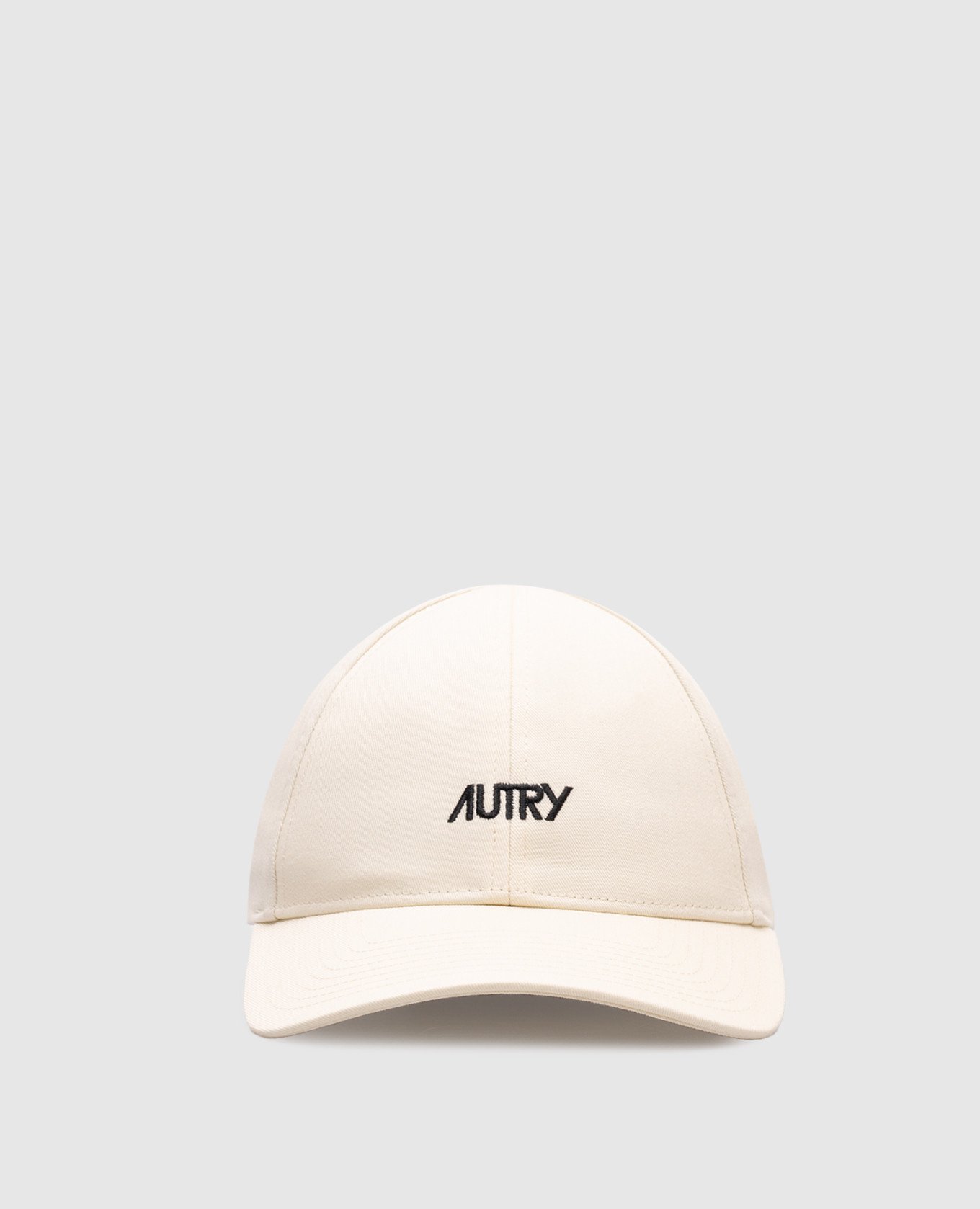 

Beige cap with logo embroidery AUTRY