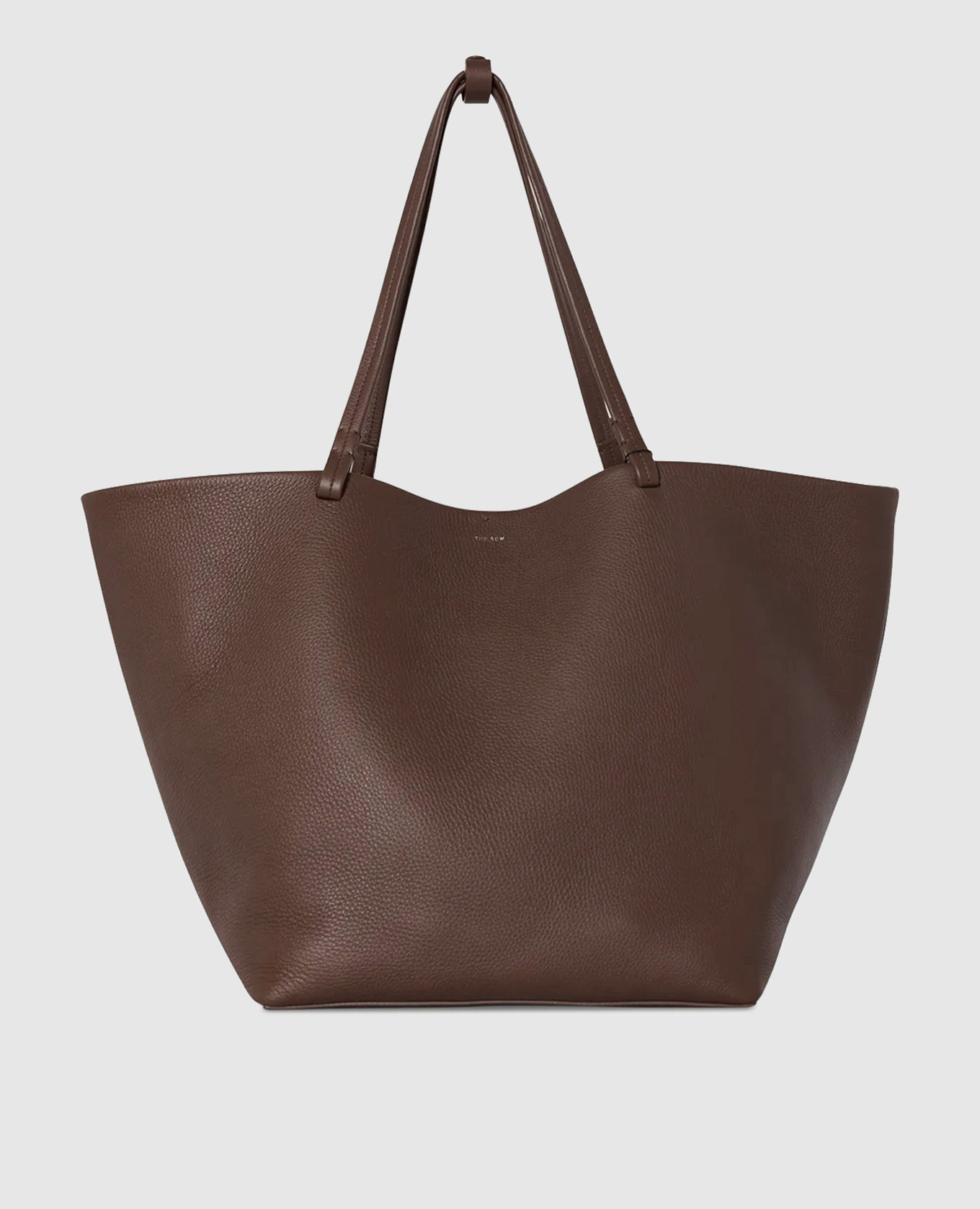 

Brown XL Park Leather Tote Bag The Row