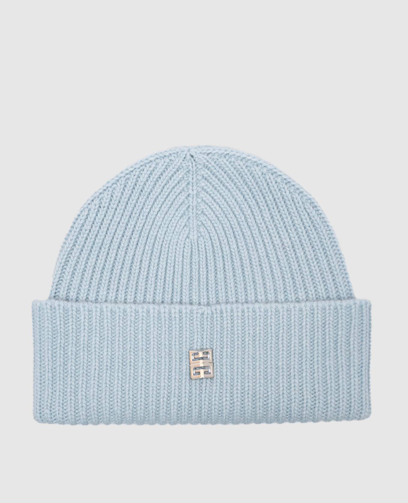 Blue cap made of wool and cashmere with the 4G logo Givenchy