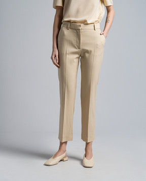 JOSEPH Coleman beige wool chinos JP001581