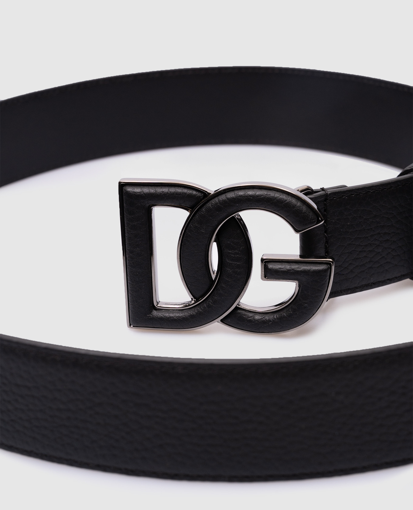 

Black leather strap with DG logo Dolce&Gabbana