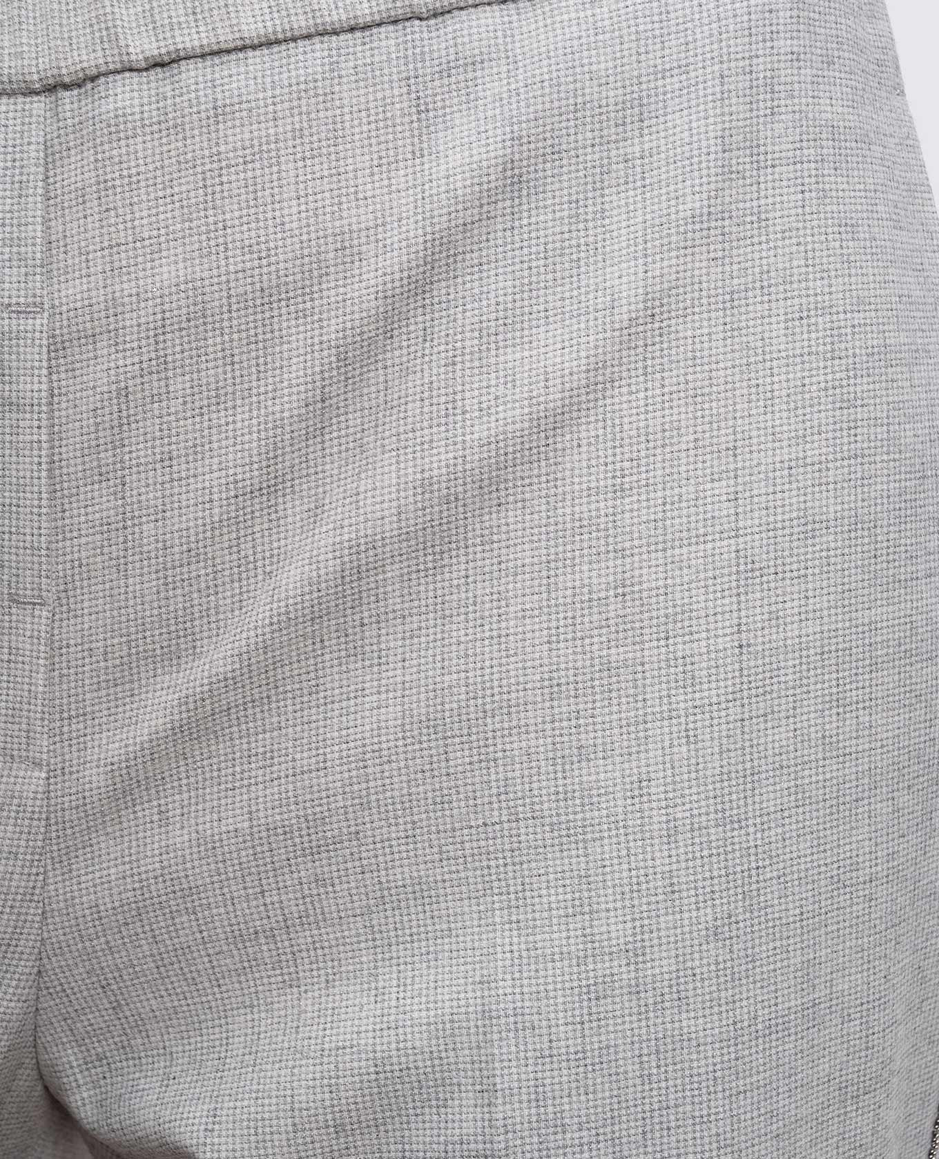 Gray wool pants with monil chain Peserico 5