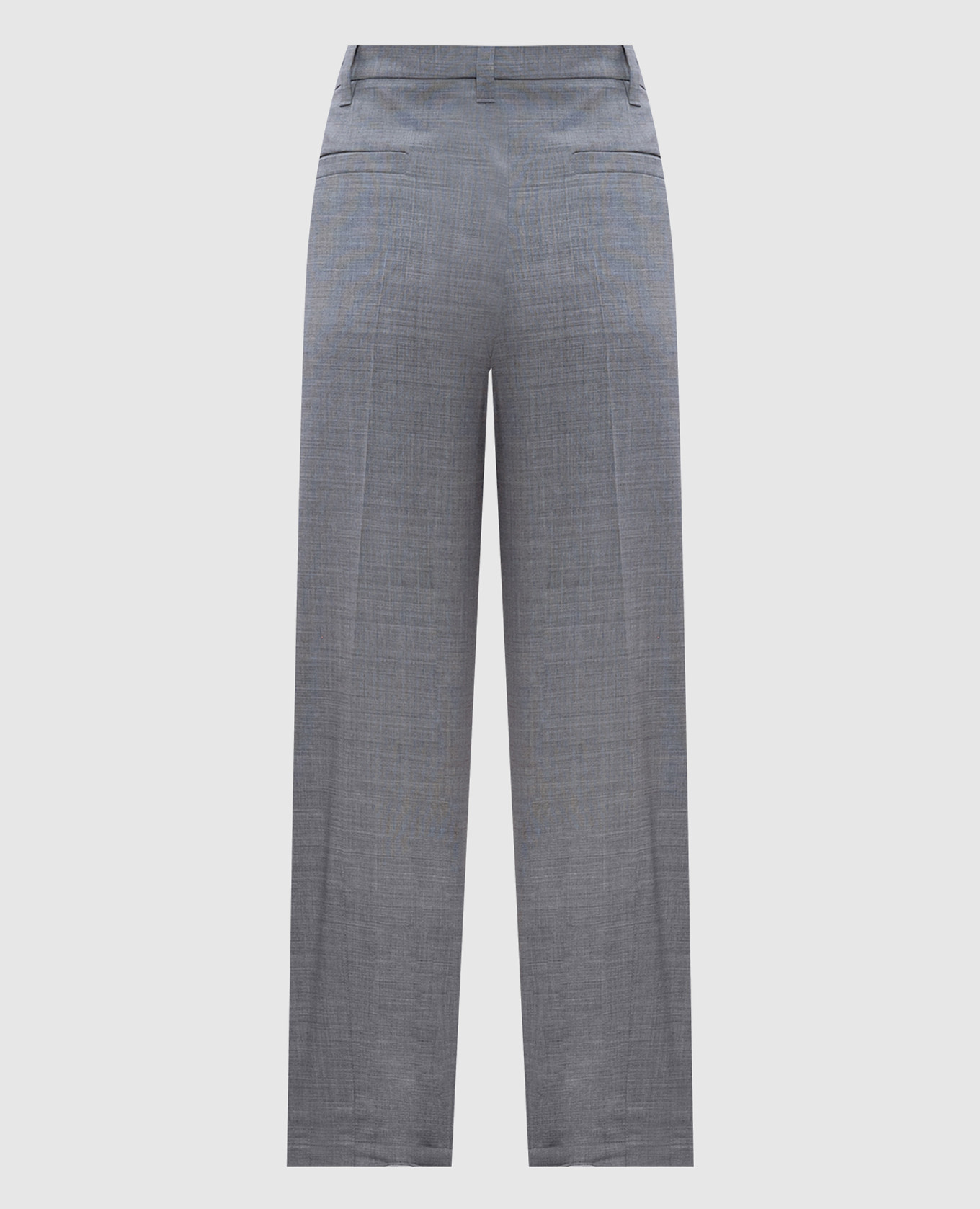 Gray pants made of wool Brunello Cucinelli 2
