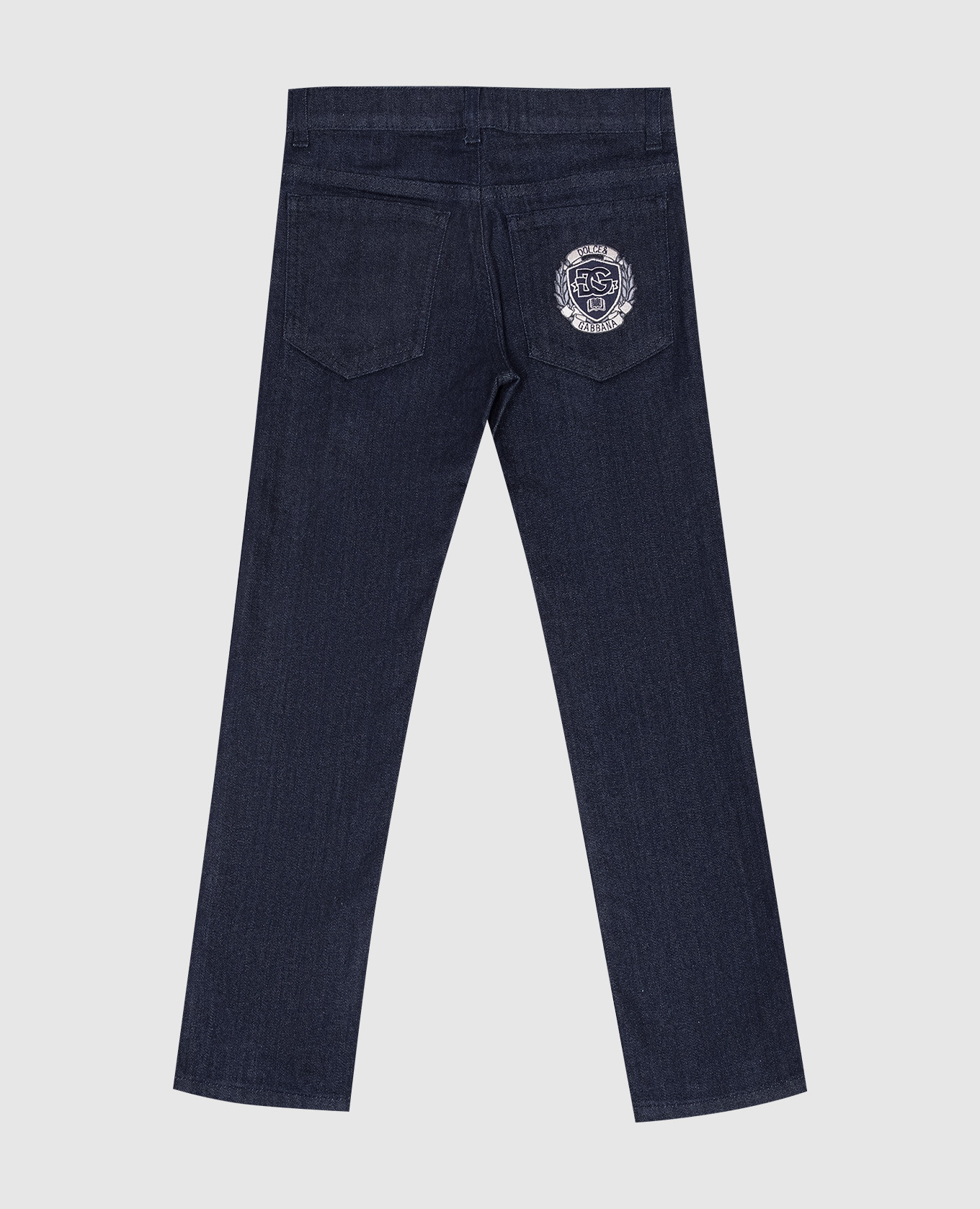 

Blue jeans with logo patch Dolce&Gabbana