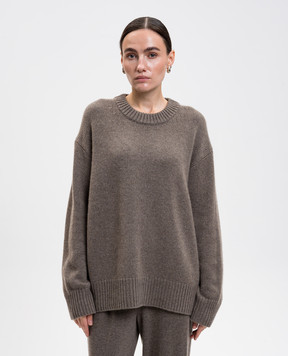LISA YANG Renske brown cashmere sweater 2023214