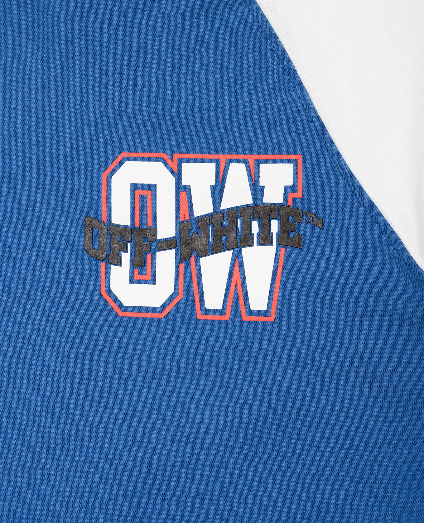 

Children's blue long-sleeve shirt with logo print Off-White