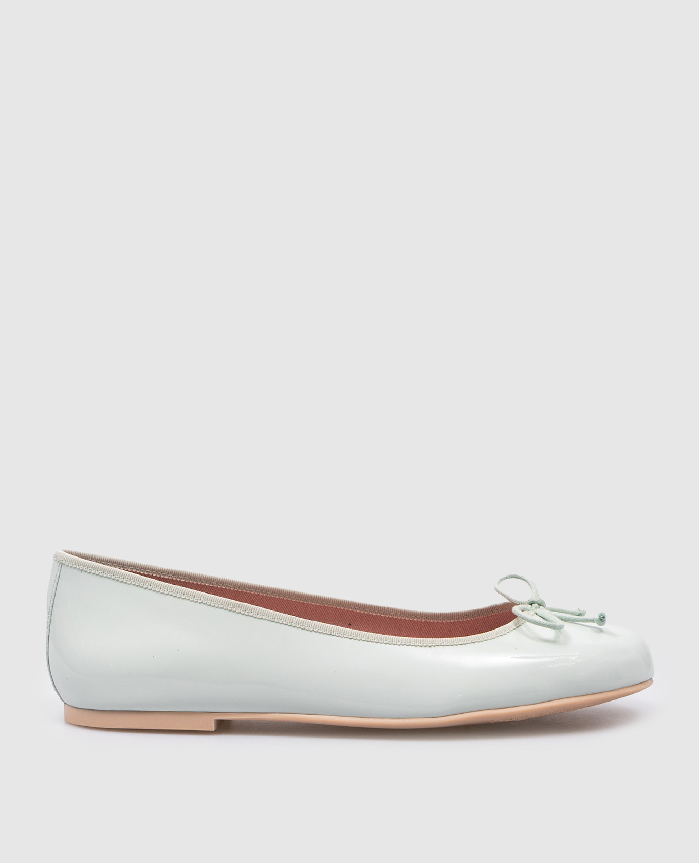 Children's patent leather blue hermione ballet shoes pretty ballerinas
