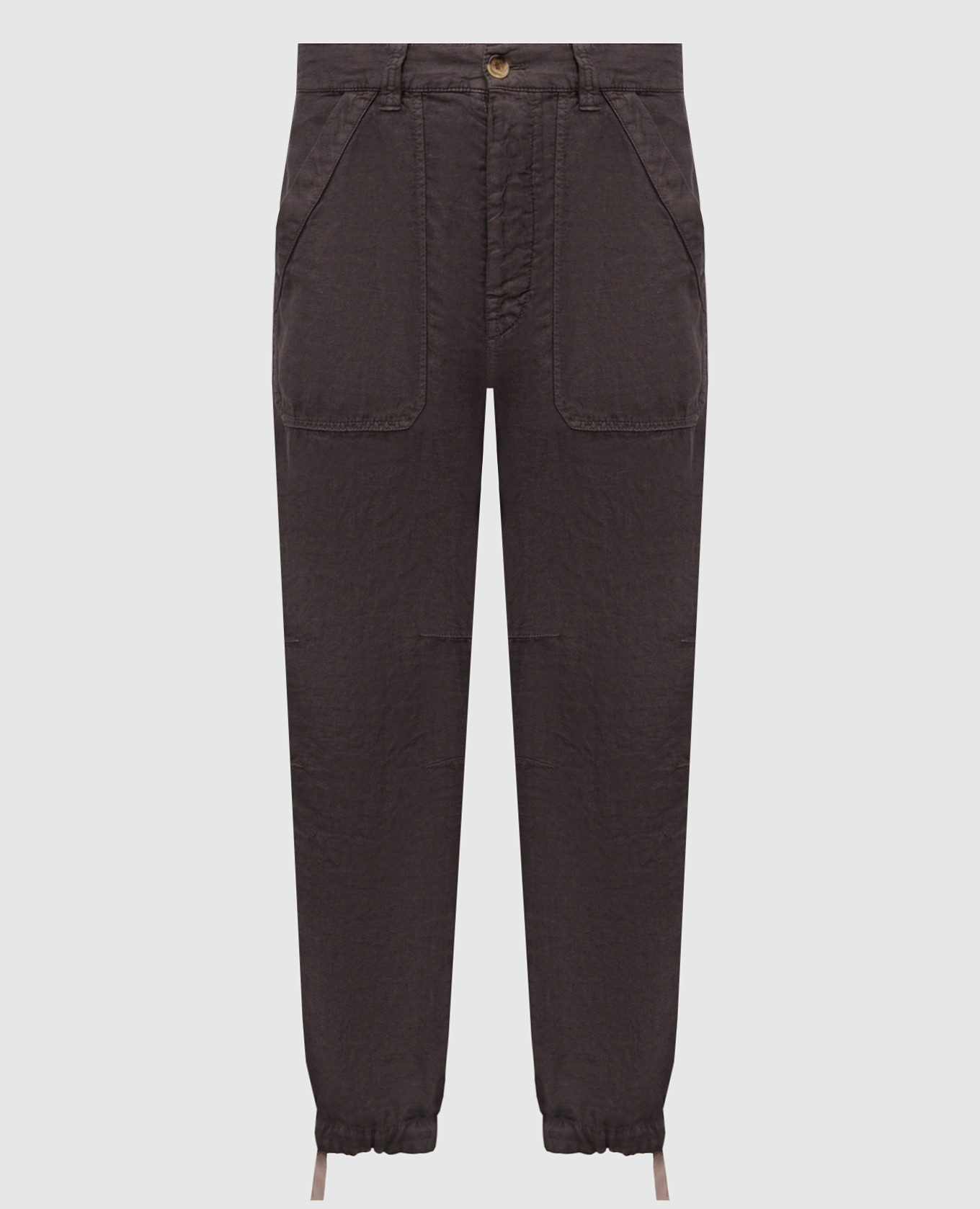 

Brown linen pants Brunello Cucinelli