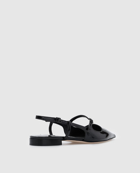 Jimmy Choo Black patent leather slingbacks DIDI DIDIFLATPAT