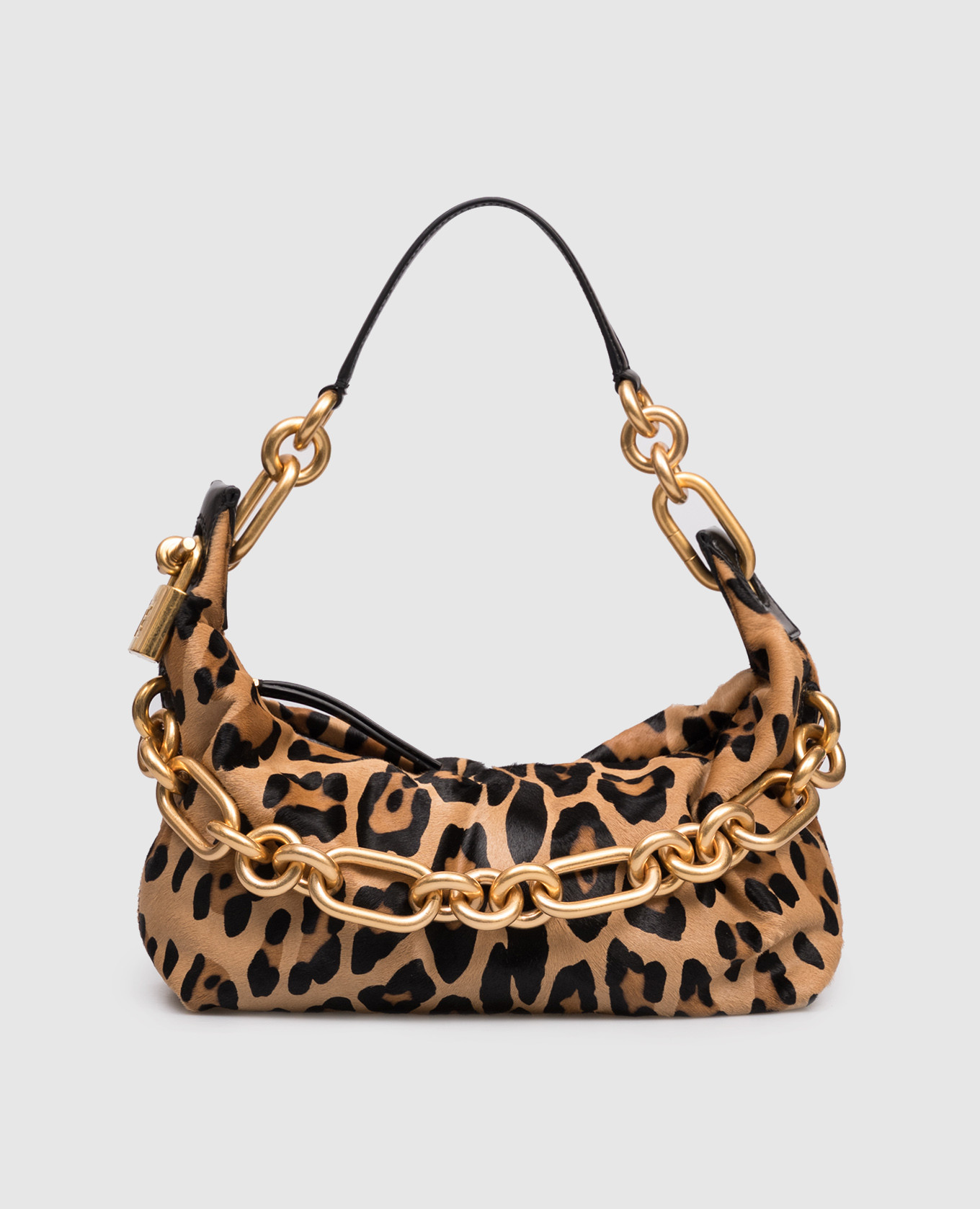 

Sync animal print leather bag Balmain, Beige