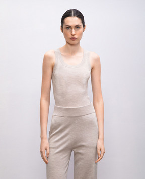 Max Mara ELIADI beige wool top ELIADI