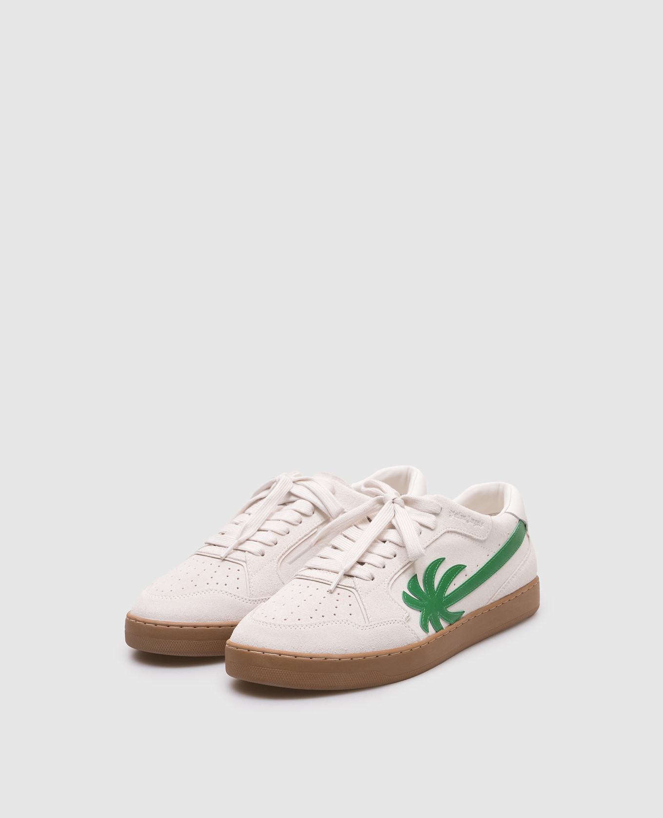 

Grey suede sneakers with logo Palm Angels