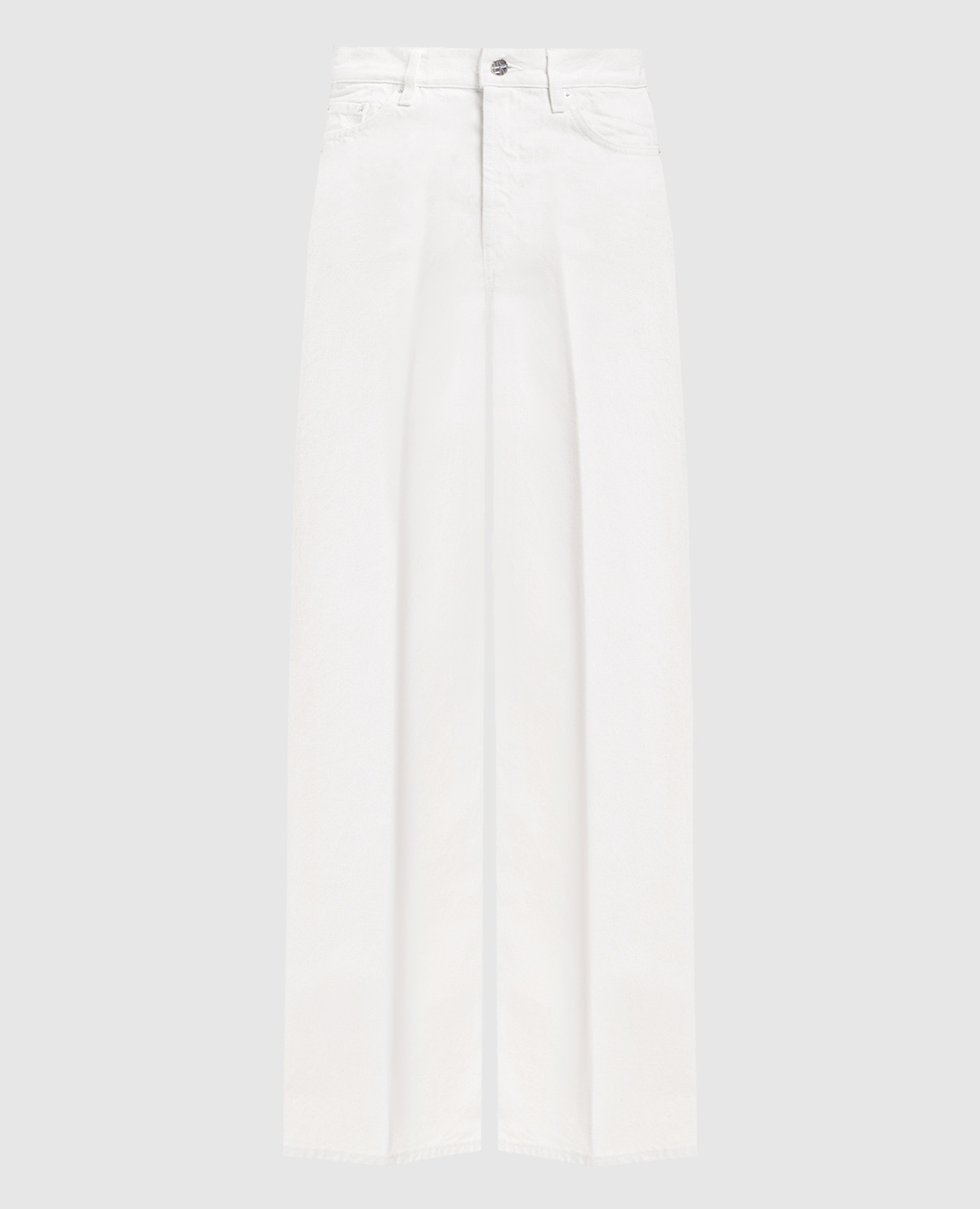 

Beige jeans with logo patch Toteme