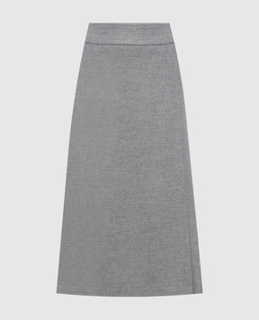 Peserico Gray skirt with wool on the smell P0579201948