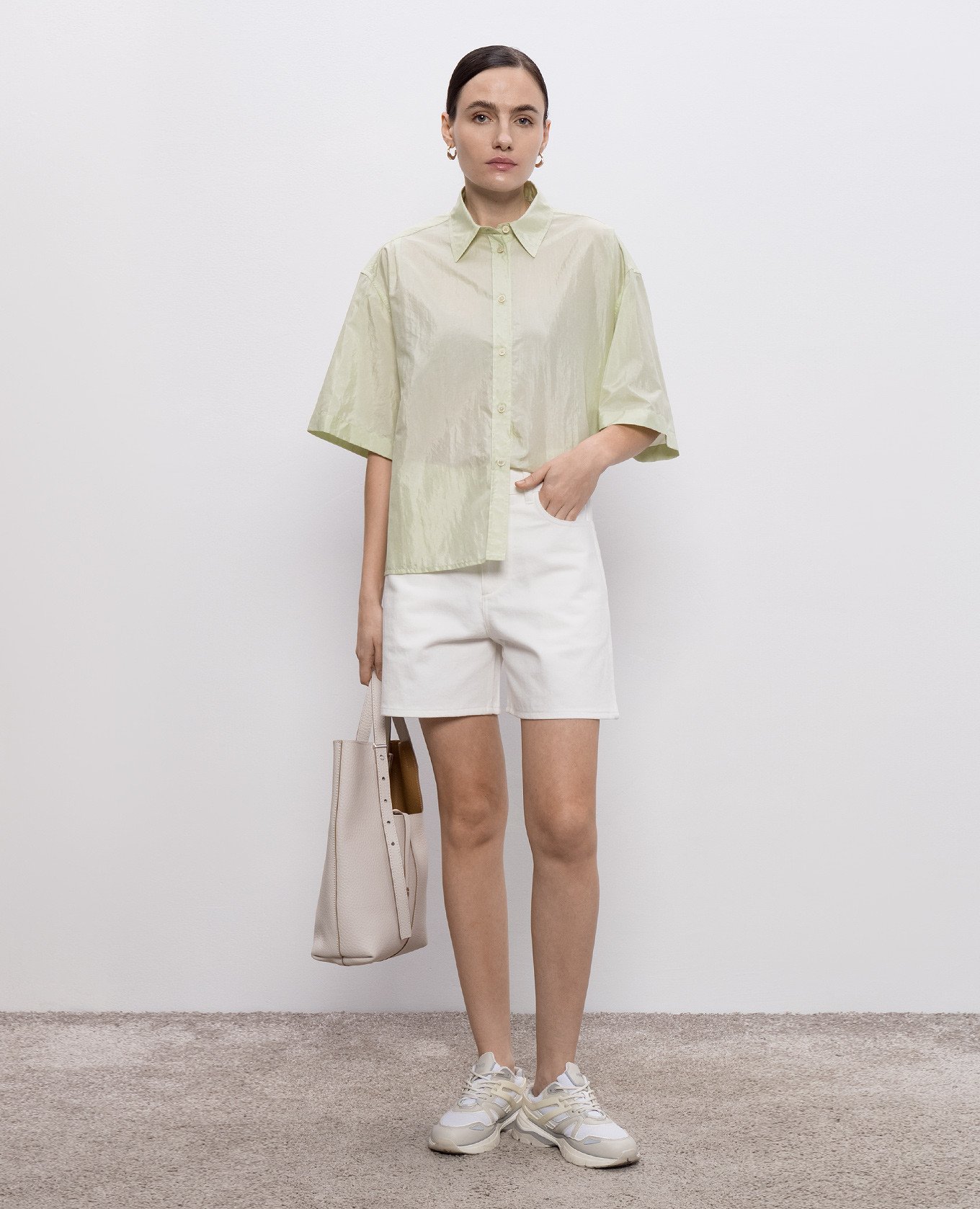 

Green silk shirt Jil Sander