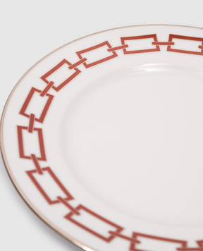 Ginori 1735 Catene White Porcelain Snack Plate 004RG00FPT110010220