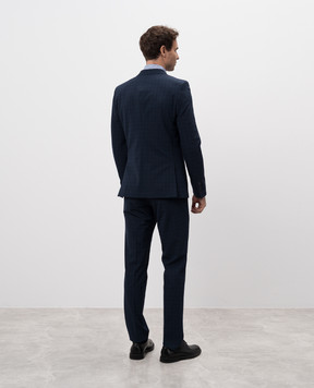 Florentino Blue checked suit 223850322905