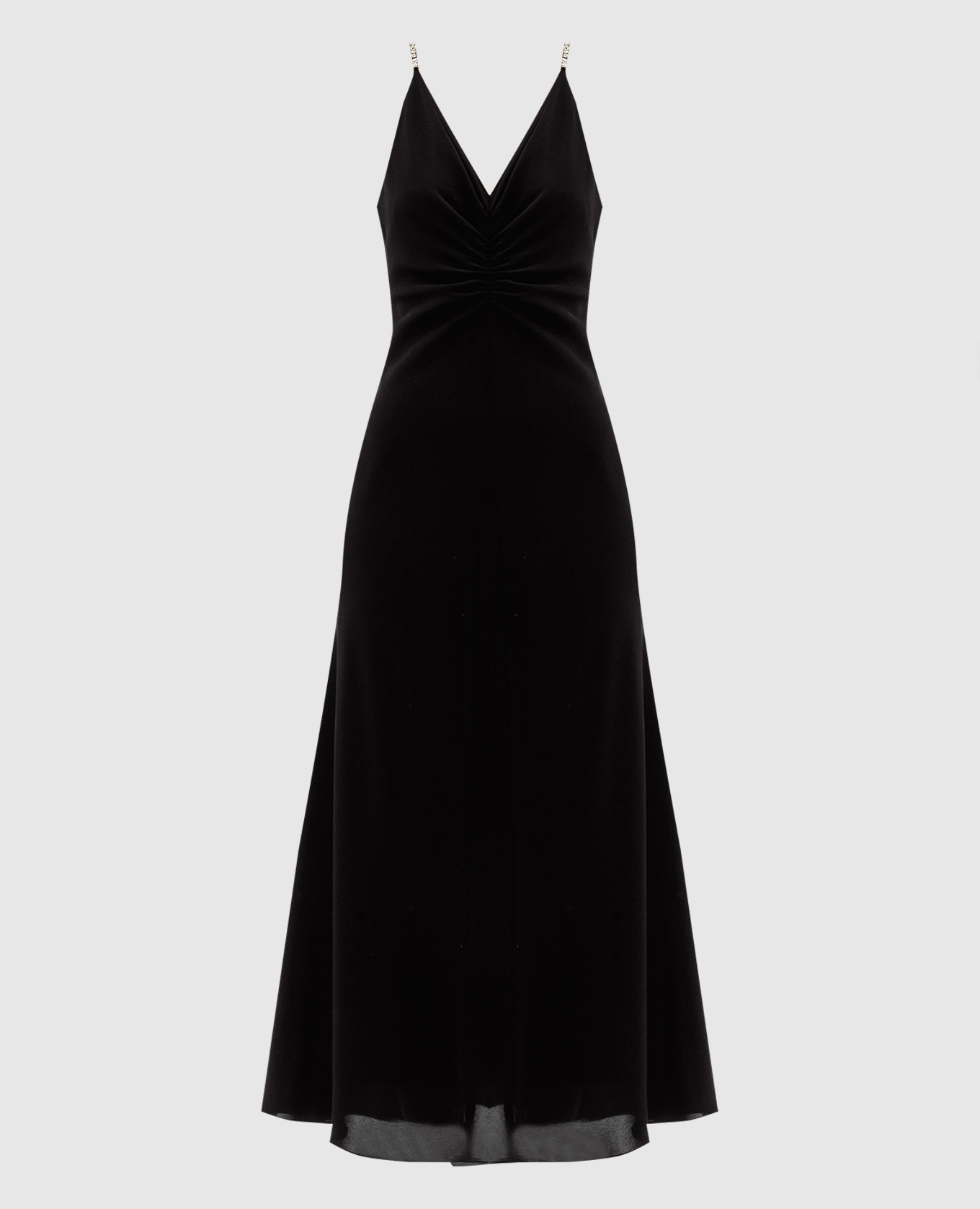 

CAFILA black evening dress with crystals Max Mara