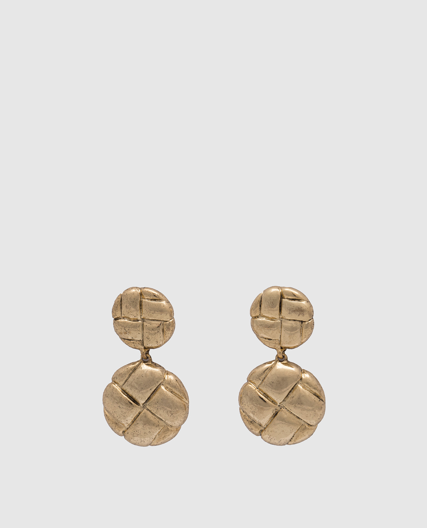 

Jodie gold earrings with 14k gold plating LELET NY, Golden
