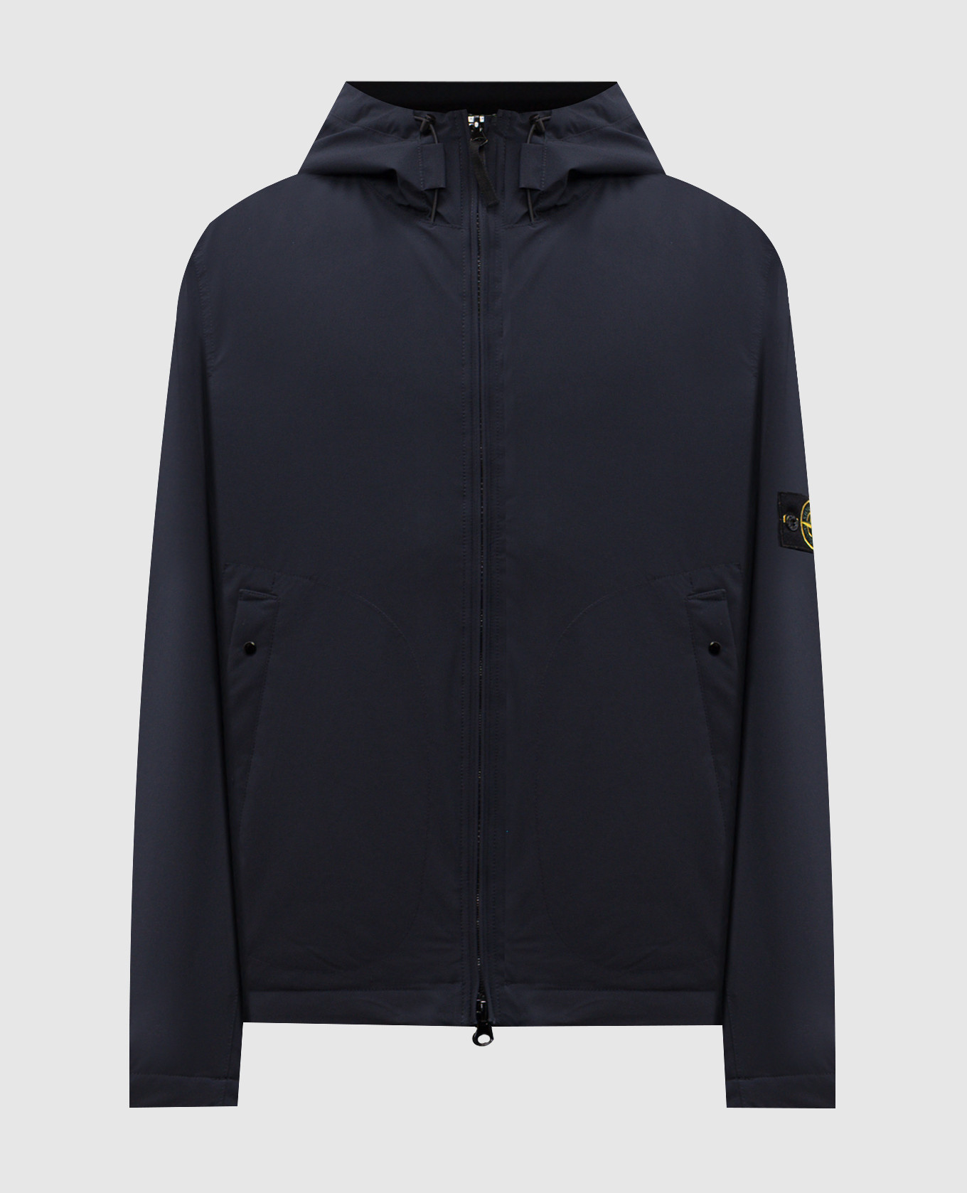 

Blue jacket with logo patch Stone Island