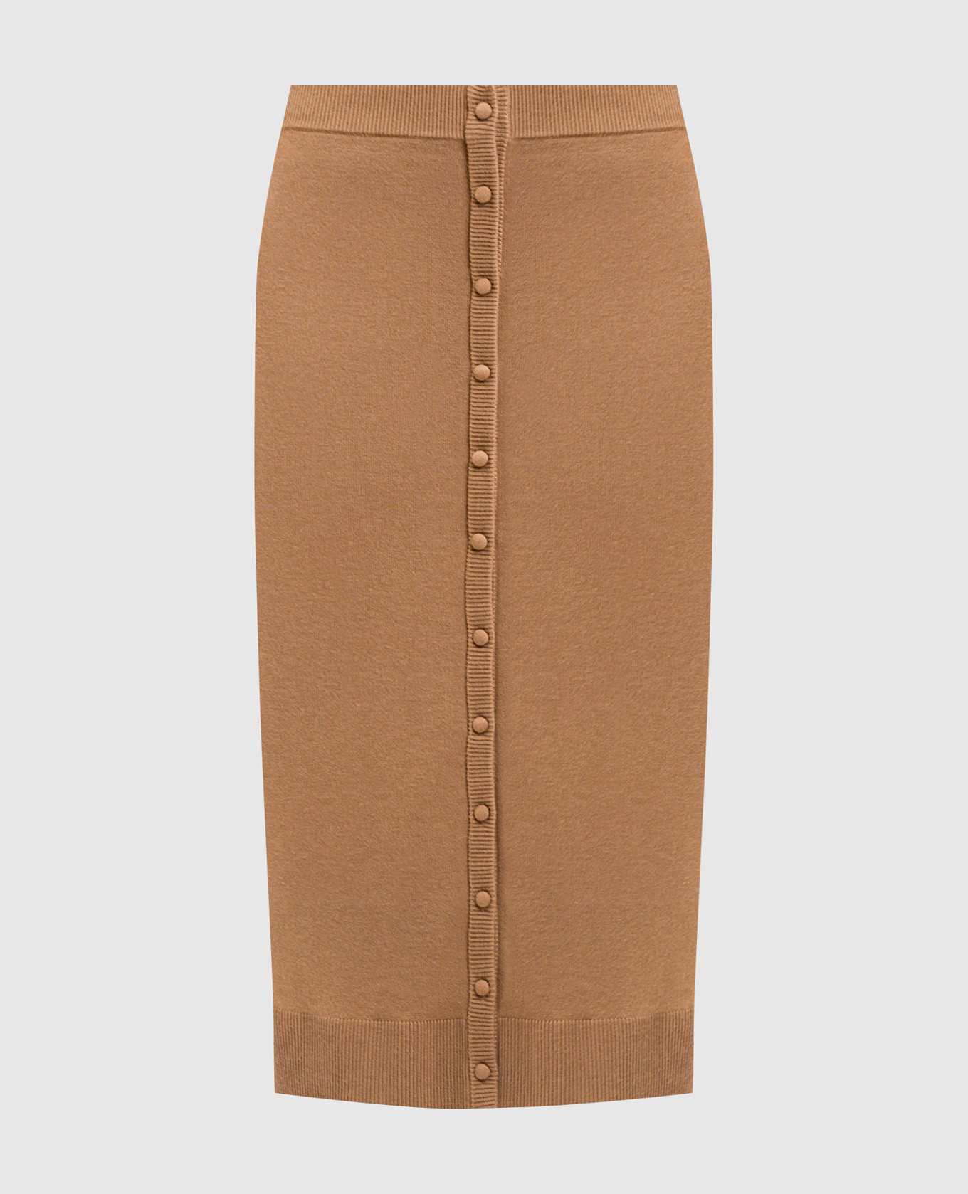 

Brown skirt with wool Victoria Beckham