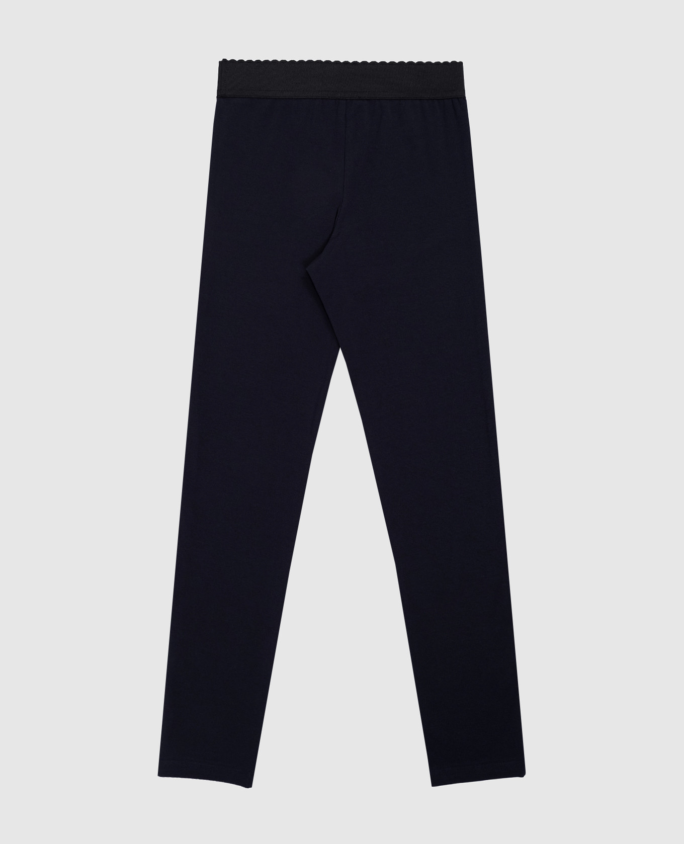 

Children's blue leggings with a logo patch Dolce&Gabbana