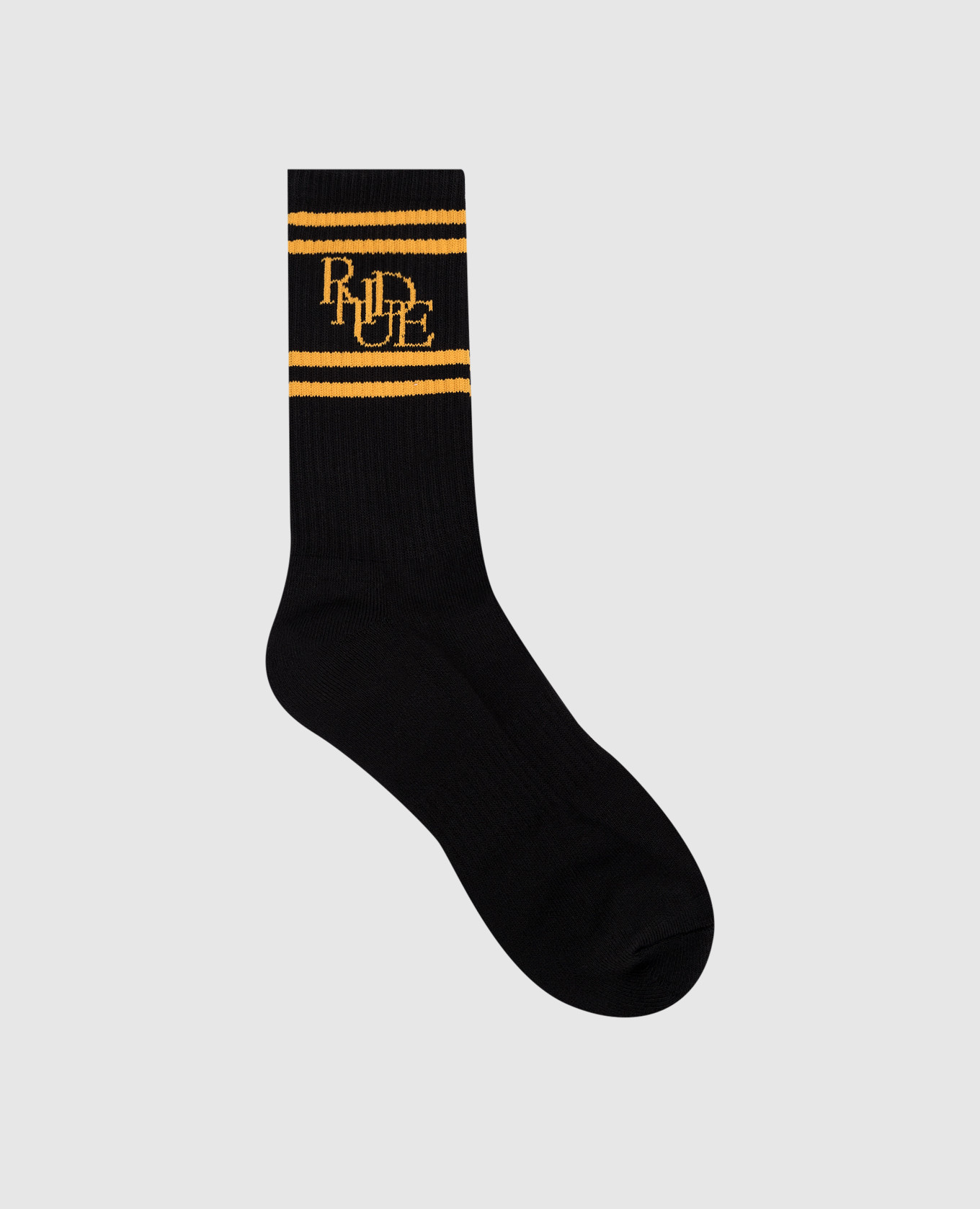 

Black socks with logo pattern Rhude