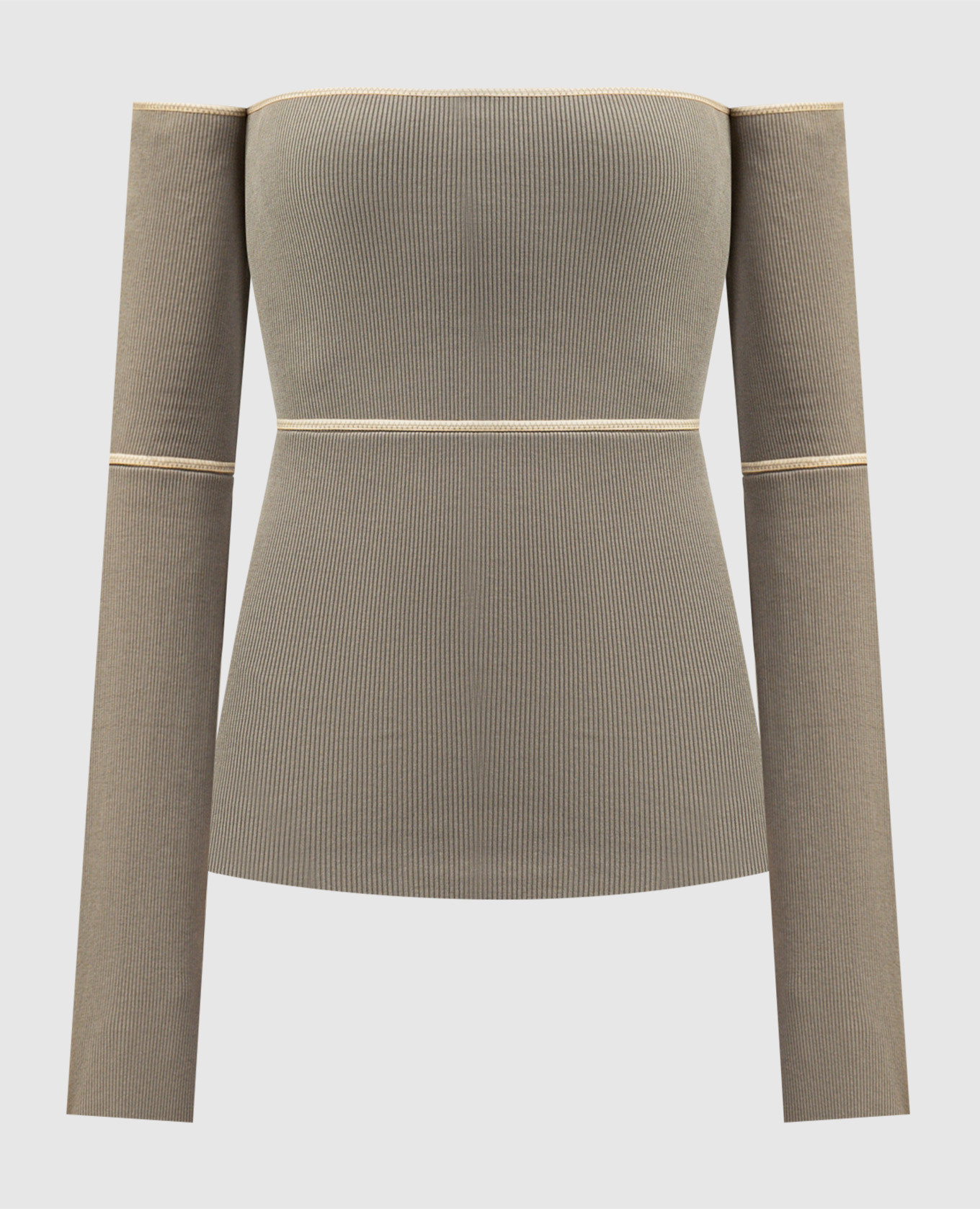 

Brown top with figured cutouts Maison Margiela MM6