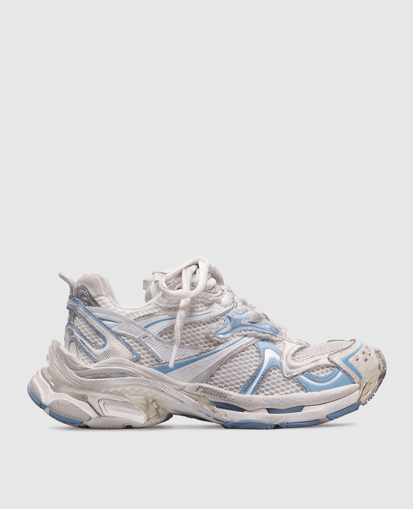 White Runner 2.0 sneakers with vintage effect Balenciaga