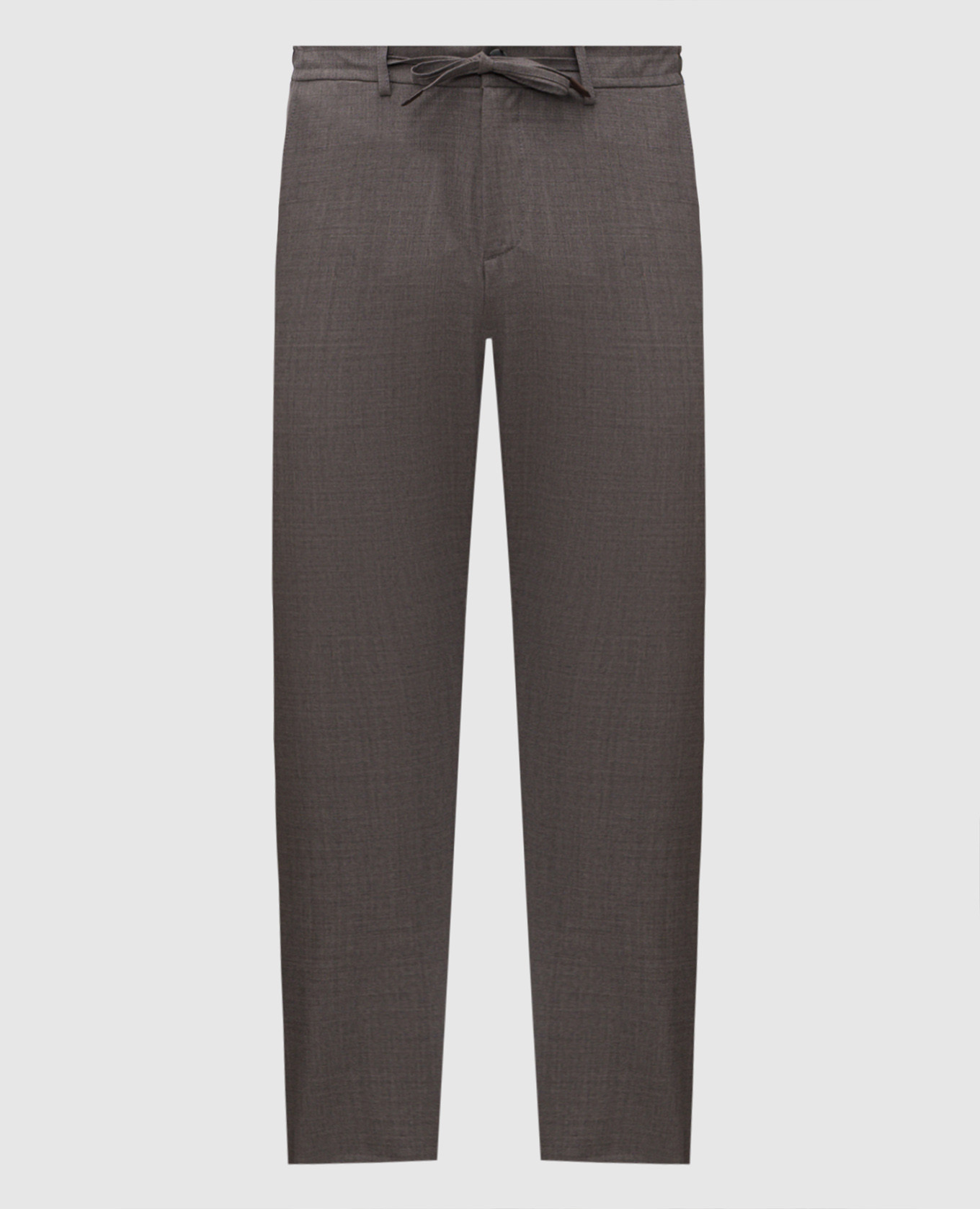 

Gray wool pants Canali, Grey