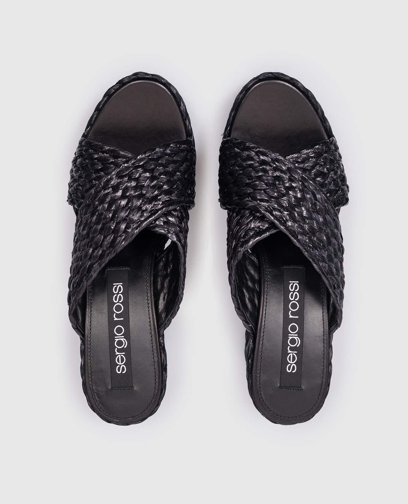 

Blue Seville clogs with weaving Sergio Rossi