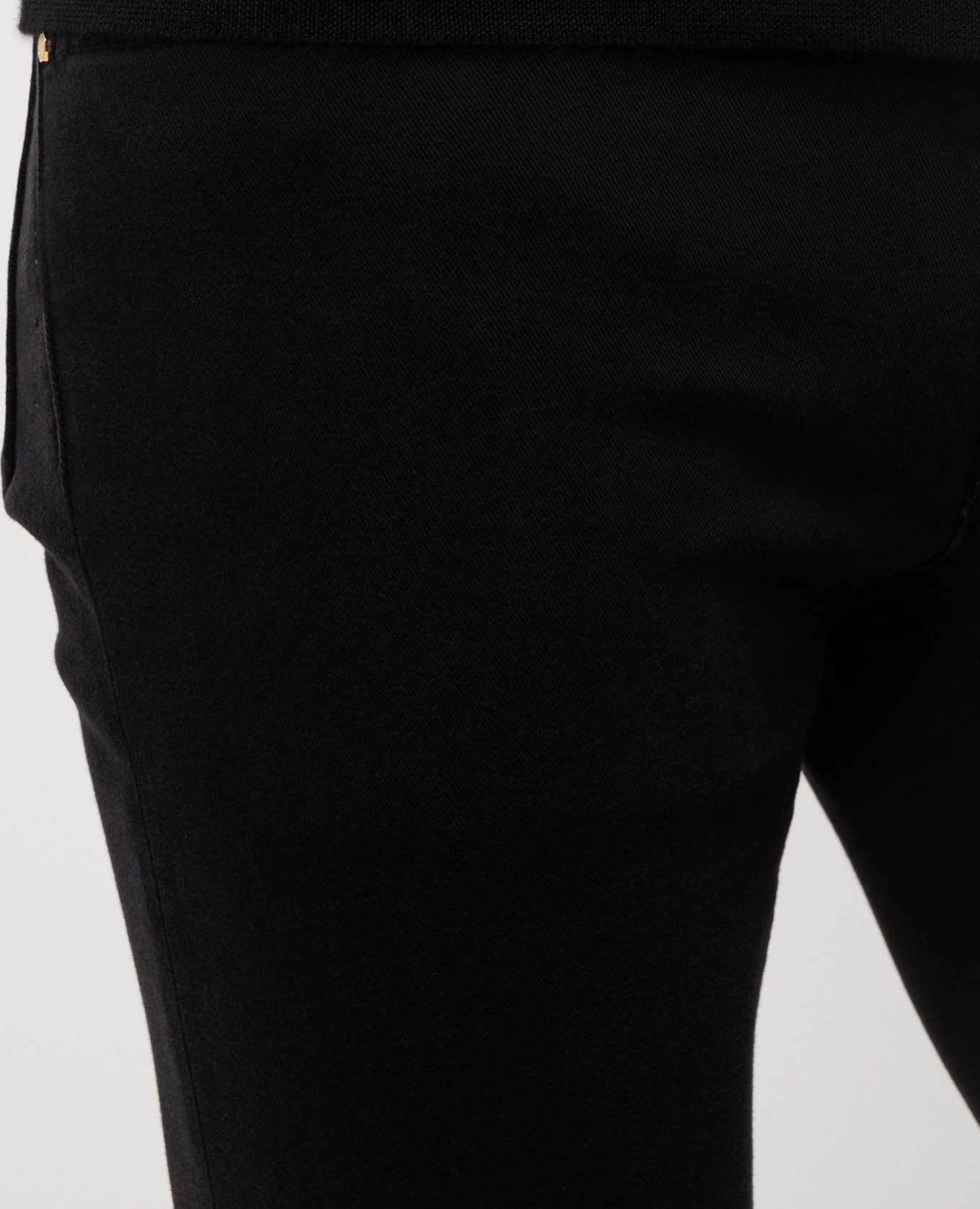 

Black slim jeans with logo Stefano Ricci