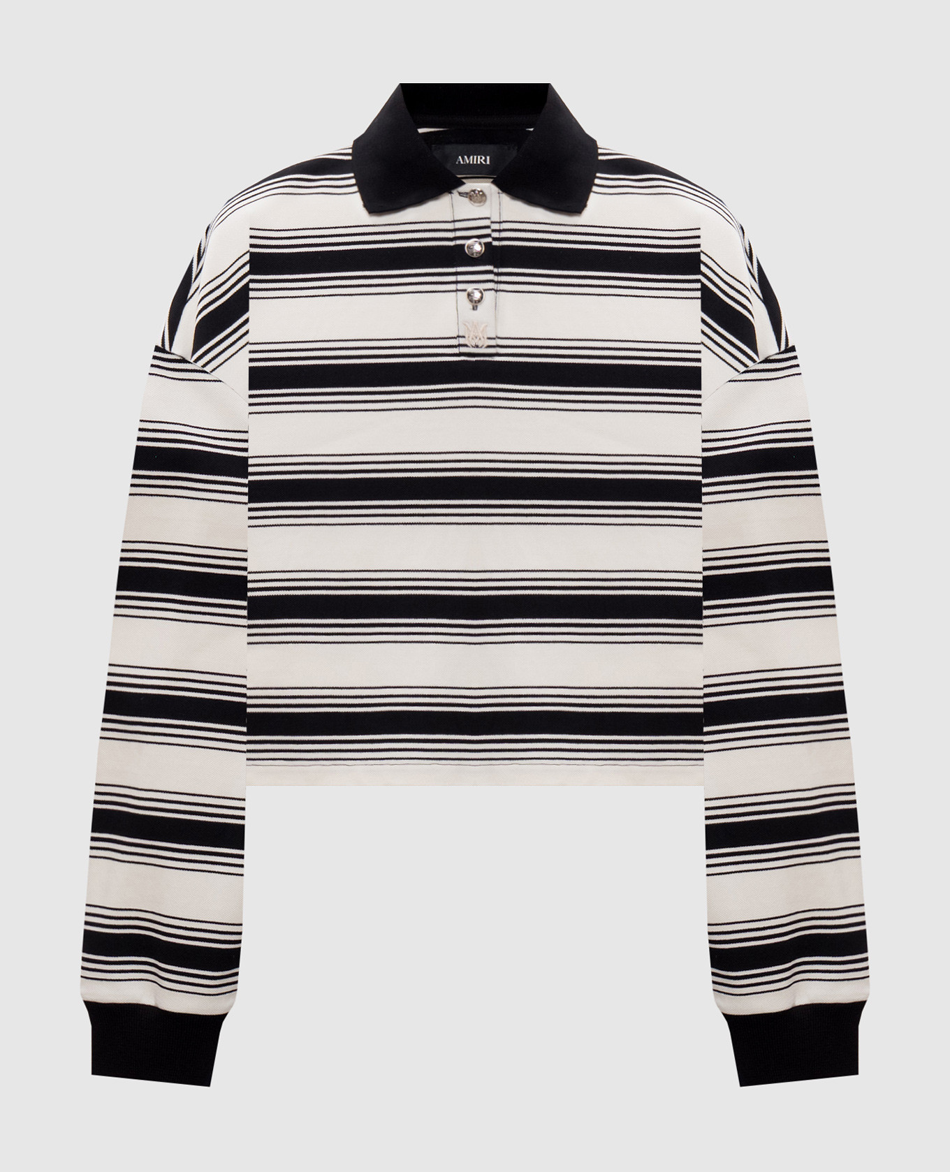 White striped polo shirt AMIRI