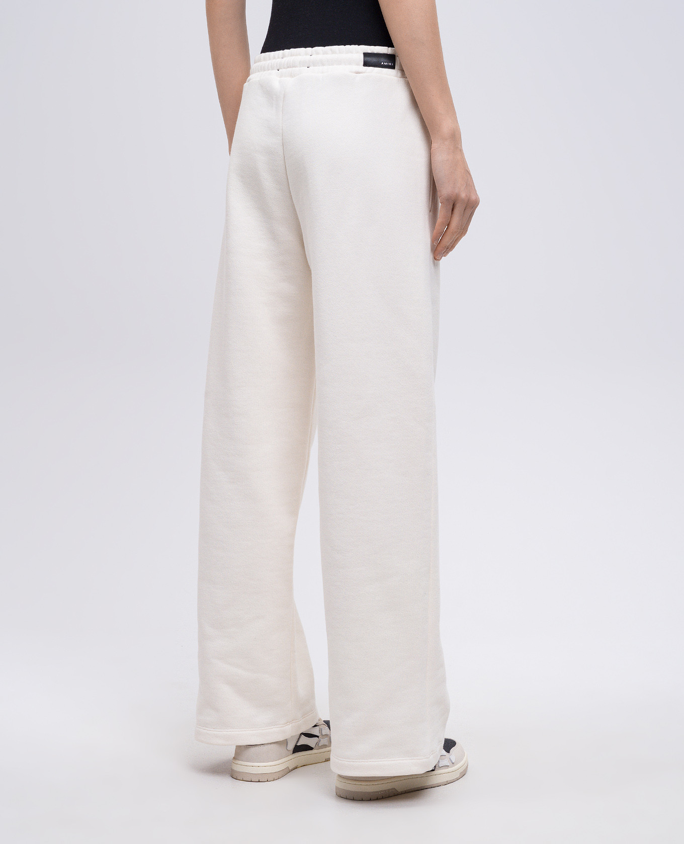 Beige sweatpants with logo print AMIRI 4