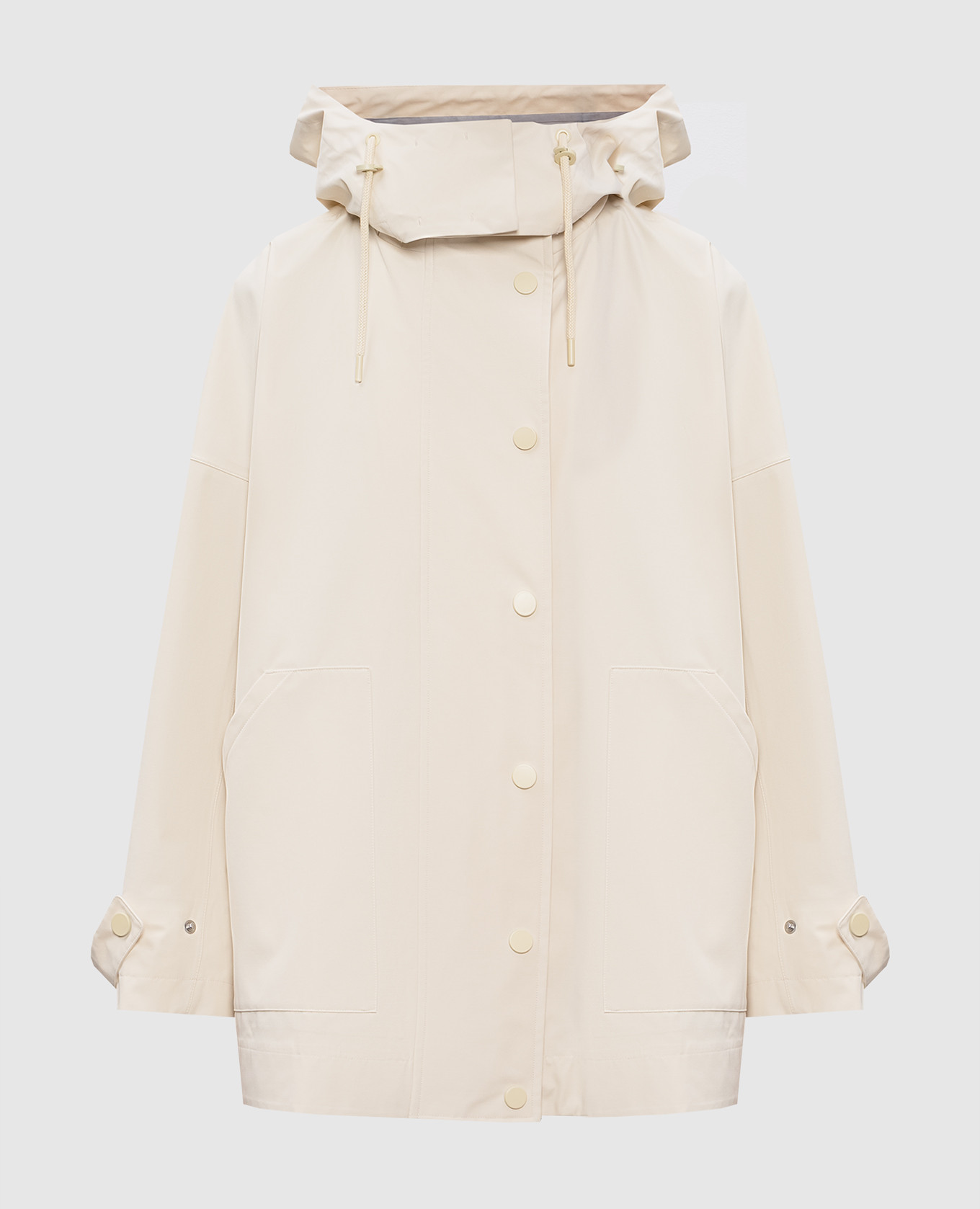 

Beige LABBRO jacket with a hood Max Mara