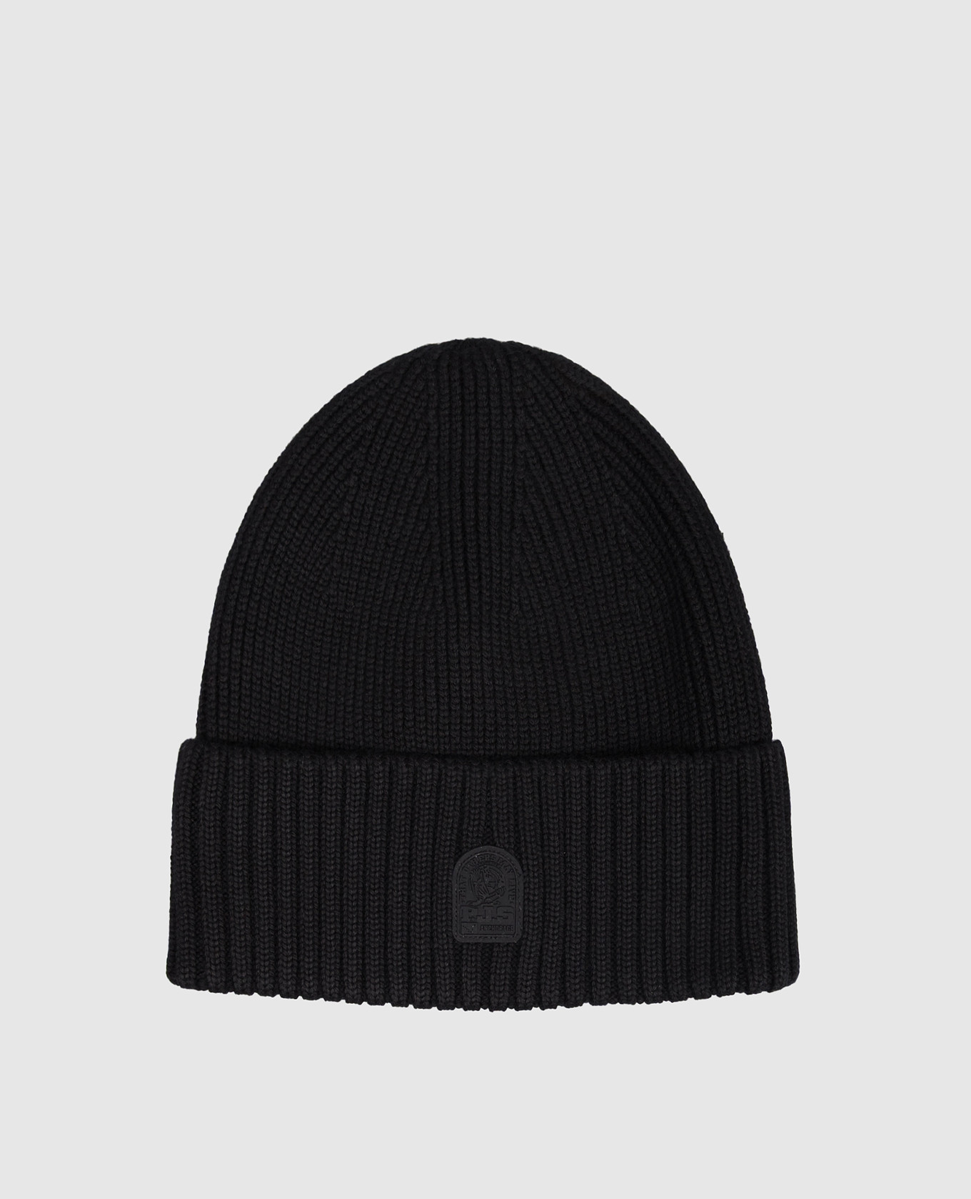 Black merino wool hat Parajumpers