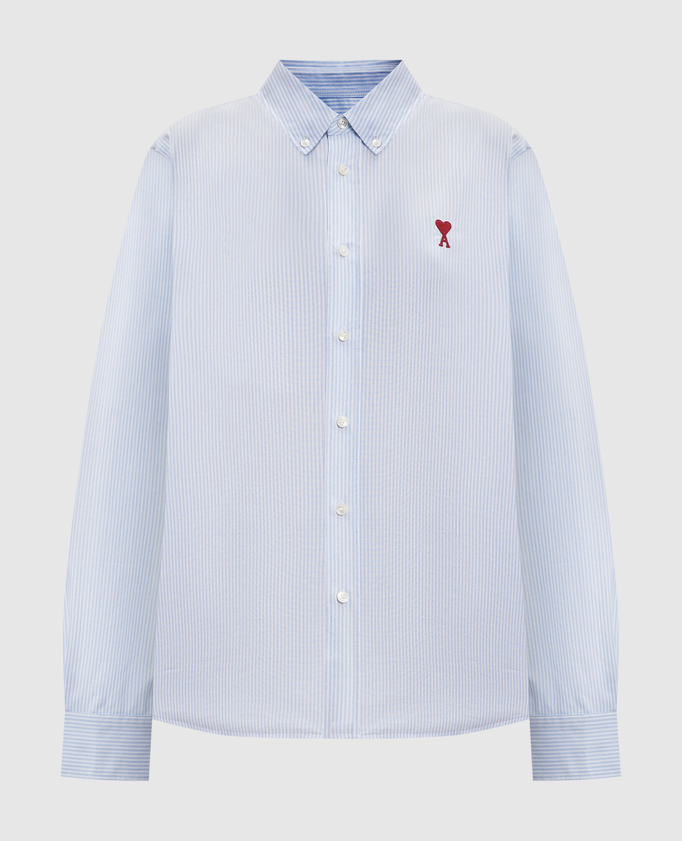 

Blue shirt with Ami de Coeur embroidery Ami Paris, Light blue