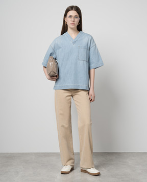 Bottega Veneta Blue denim T-shirt 774676V3N60