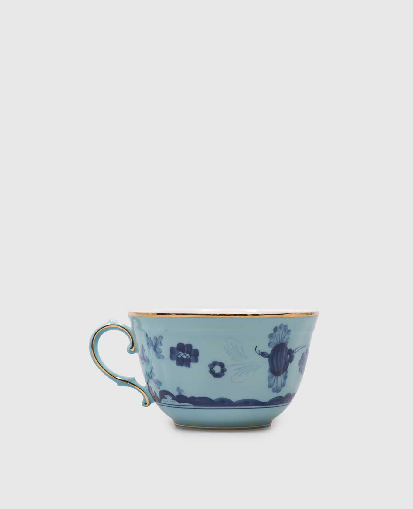 

Oriente Italiano Blue Porcelain Tea Cup 220 ml Ginori 1735, Light blue