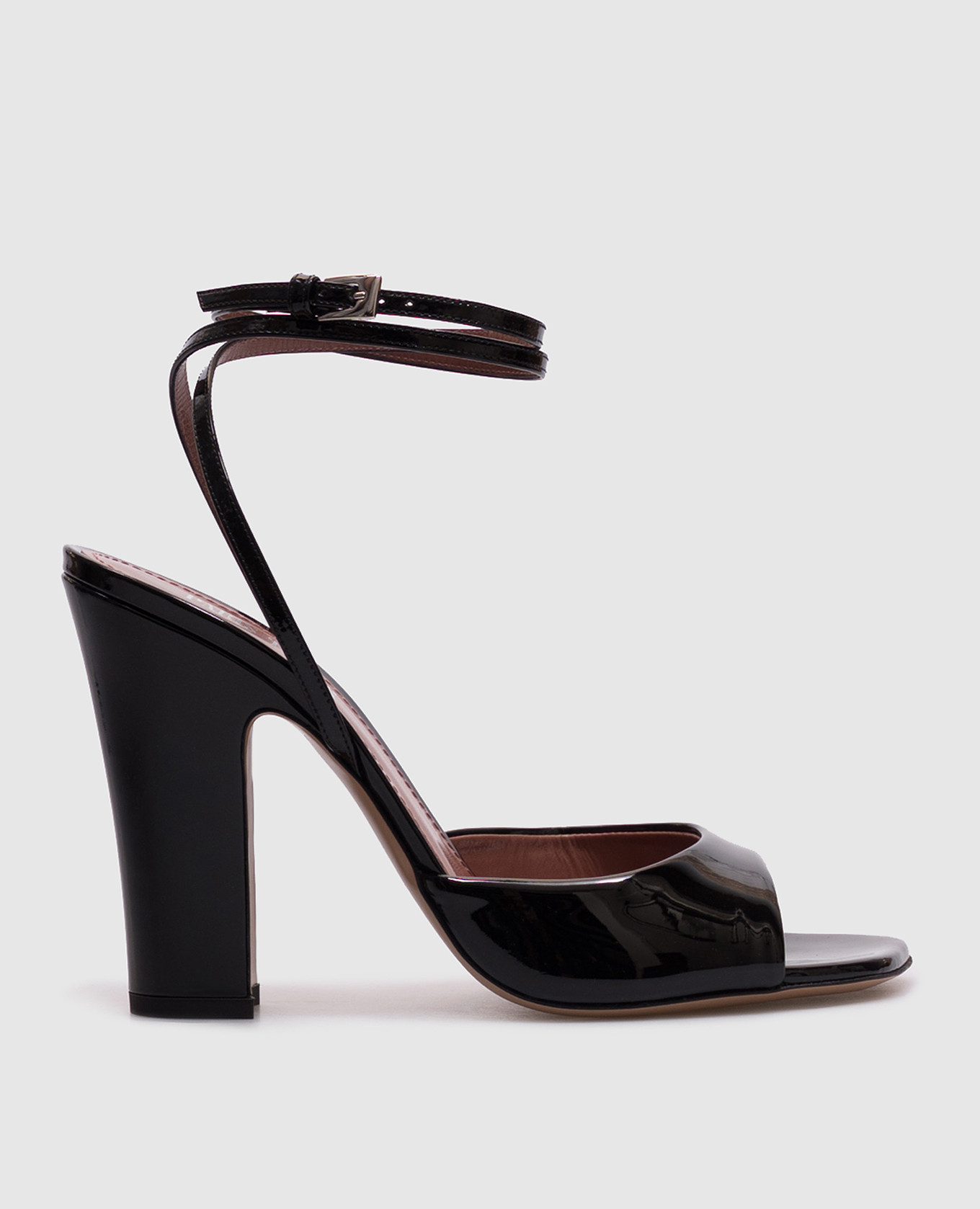 

Lara black patent leather sandals Paris Texas